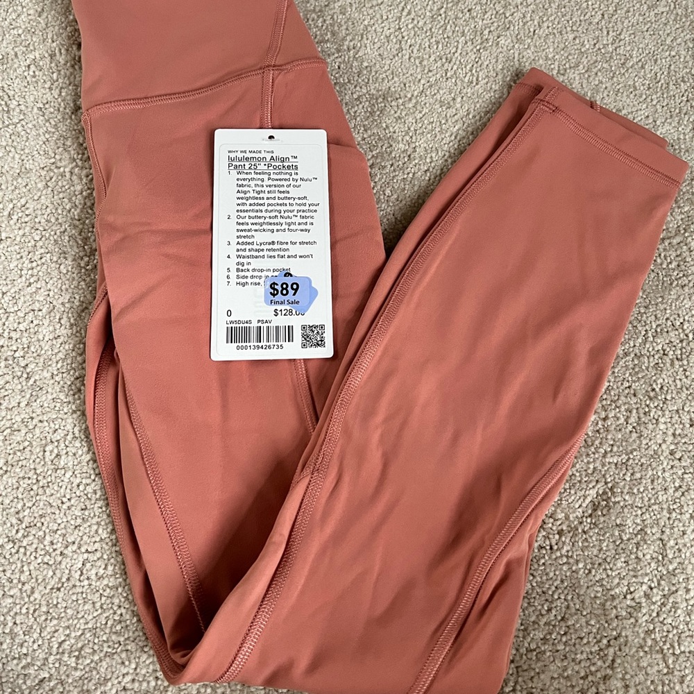 Lululemon Align 25 pocket